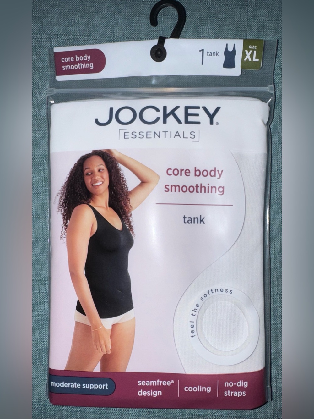 Jockey Essentials Women's Core Body Smoothing Tank, sz XL